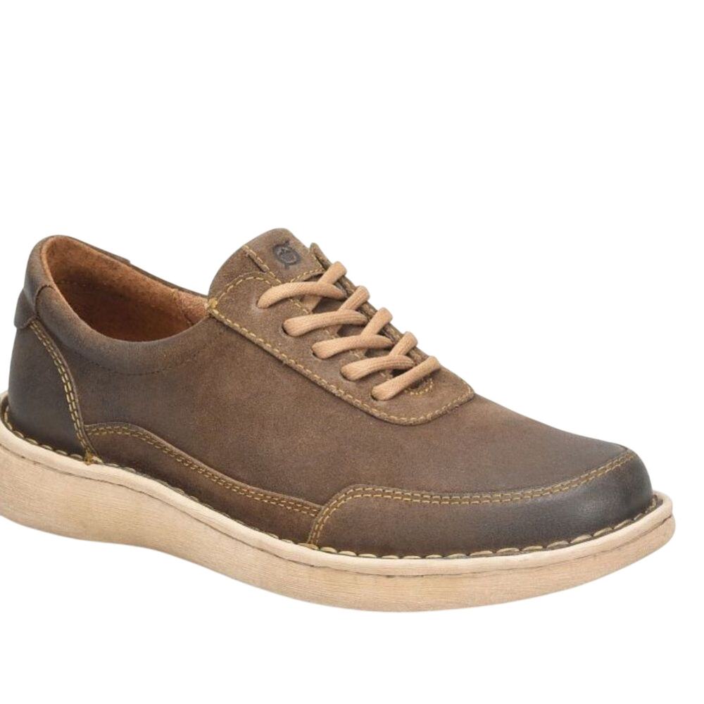 Born DUSTIN $135.00 Taupe Avola Distressed Shoes Size 13/46EU